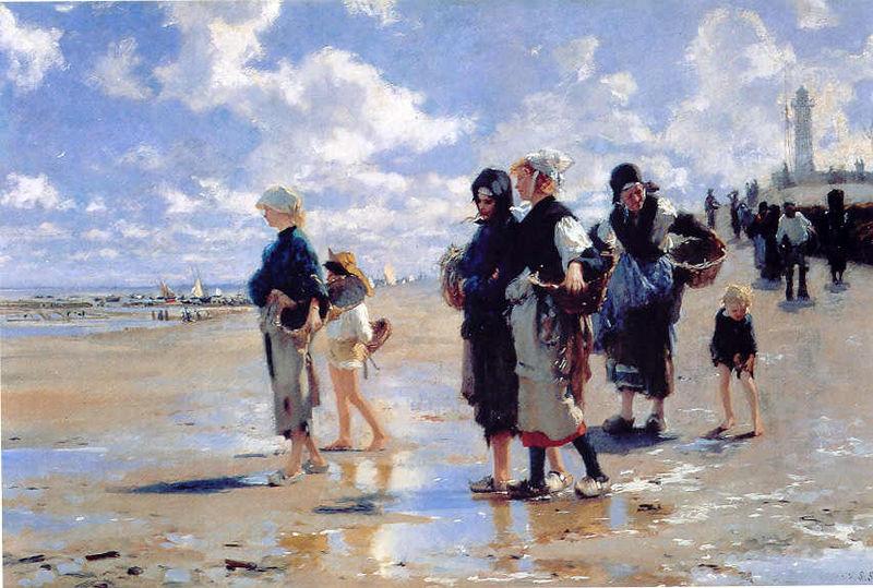 John Singer Sargent Oyster Gatherers of Cancale